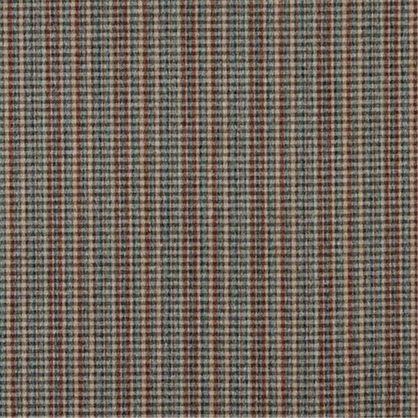 Designer Fabrics 54 in. Wide Blue- Green- Beige And Red- Small Plaid Country Style Upholstery Fabric C647